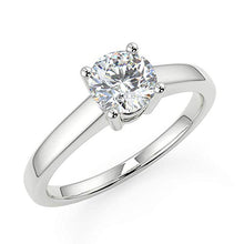 Load image into Gallery viewer, 0.50ct White Gold Diamond Ring for Women - in a choice of ring settings (Page, P)

