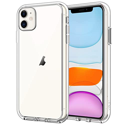 JETech Case for iPhone 11 (2019), 6.1-Inch, Shockproof Transparent Bumper Cover, Anti-Scratch Clear Back, HD Clear