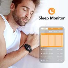 Load image into Gallery viewer, AGPTEK Smart Watch for Men, 1.3'' Full Touch Fitness LW11 Watch with Heart Rate Monitor, DIY Watch Face, Message Notification, IP68 Waterproof Outdoor Sports Smartwatch for Android iOS Phones, Black
