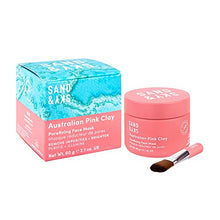 Load image into Gallery viewer, Sand &amp; Sky Australian Pink Clay Mask Set - Pink Clay Face Mask &amp; Facial Brush Applicator Gift Set | Facial mask for Pore Minimizer &amp; Acne Treatment
