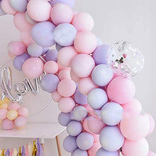 Load image into Gallery viewer, 200Pcs Latex Purple Balloons 5 Inch Light Purple Helium Balloon Pastel Lavender Balloons for Birthday Party Decorations Wedding Engagement Anniversary Christmas Festival Supplies
