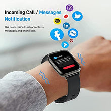 Load image into Gallery viewer, andfive Smart Watch, Fitness Tracker with 1.69" Touch Screen, Heart Rate Monitor, IP68 Waterproof Pedometer Step Counter Watch,with Sleep Monitor,Sports Smartwatch for Men Women for Android iOS
