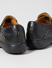 Load image into Gallery viewer, Clarks Women's Slip-On Flats Shoes Un Loop Black Leather, 7 UK
