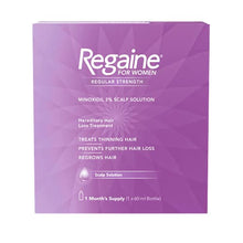 Load image into Gallery viewer, Regaine for Women Hair Growth &amp; Hair Loss Solution with Minoxidil, 1 Month Supply, 1 Unit x 60 ml [Packaging May Vary]
