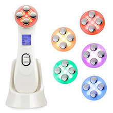 Load image into Gallery viewer, Ultrasonic Face Lifting Machine 5 in 1 Skin Tightening Face Machine LED Light RF EMS Face Device Therapy Wrinkle Remover Facial Machine for Women Anti Aging Skin Rejuvenation Care
