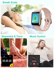Load image into Gallery viewer, GRV Smart Watch,Fitness Watch with Heart Rate Monitor,Sleep Tracker,Sports Fitness Tracker Watch Pedometer Call SMS Notification Smartwatch for Women Men
