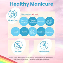 Load image into Gallery viewer, Beetles Gel Nail Polish Kit, Easter Nail Art 6 Colors Spring Summer Rainbow Bright Purple Pink Yellow Green Blue Soak Off Gel Polish Set DIY Manicure Gift for Girls

