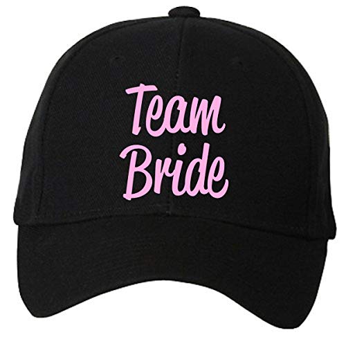 Team Bride Black Cap Baseball Hen Party Night Batchelorette Wedding