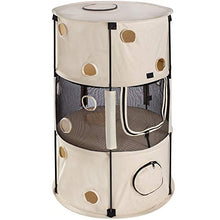 Load image into Gallery viewer, WeRChristmas Foldable Cat Playing House - Cream
