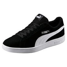 Load image into Gallery viewer, PUMA Unisex Puma Smash v2 Trainers, Puma Black Puma White Puma Silver, 9 UK
