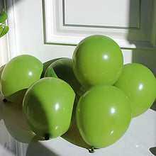 Load image into Gallery viewer, OTMVicor 15pcs Green Balloons,10 inch Sage Balloons,Retro Colour Latex Balloons

