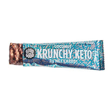 Load image into Gallery viewer, Krunchy Keto Bar (15x35g) - High Fibre Low Carb All Natural No Sugar Added - Coconut
