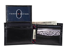 Load image into Gallery viewer, Tommy Hilfiger Men&#39;s Sw-31tl22x062-blk Bi-Fold Wallet, Casual Black Ranger, One Size
