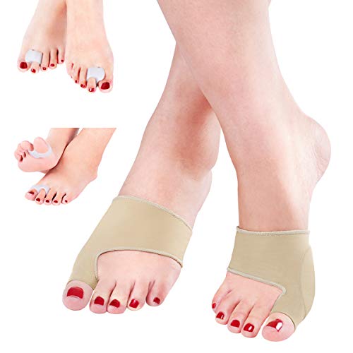 Adepoy Bunion Corrector,Orthopedic Bunion Correctors,Big Toe Separator Pain Relief,for Overlapping Toes,Hallux Valgus Correction,Hammer Toe Straightener,Day Night Support