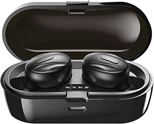 Bluetooth Headphones, Aclouddatee 2020 Bluetooth 5.0 Wireless Headphones Stereo Sound Microphone Mini Wireless Earbuds with Headphones and Portable Charging Case for iOS Android PC (AF-G8)
