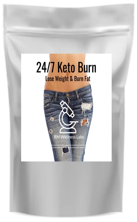 24/7 Keto Burn - Lose Weight & Burn Fat Fast - 90 Pills - 3 Month Supply