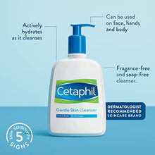 Load image into Gallery viewer, Cetaphil Gentle Skin Cleanser Face and Body 473 ml, Skin Care, Hydrating for Dry and Sensitive Skin, Non-comedogenic, Dermatologist recommended
