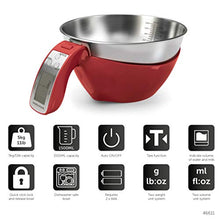 Load image into Gallery viewer, Morphy Richards 46611 Kitchen Scales, Equip Range, 3-in-1 Digital Scales with Jug, Red
