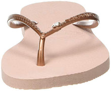 Load image into Gallery viewer, Havaianas SLIM CRYSTAL GLAMOUR SW, BALLET ROSE, UK 6/7
