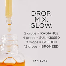 Load image into Gallery viewer, Tan Luxe THE BODY Fake Tan Drops, Medium (15 ml) Add Tanning Drops to Skin Care for Custom Body Tan, Cruelty Free &amp; Vegan
