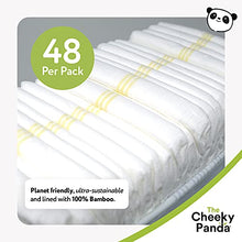 Load image into Gallery viewer, The Cheeky Panda – Bamboo Lined Nappies | Size 1 (2-5Kg, 48 Nappies) | Super Absorbent Core, Up to 12h Protection, Eco-Friendly, Super Soft, Strong &amp; Sustainable
