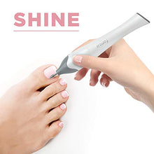 Load image into Gallery viewer, Fancii Professional Electric Manicure &amp; Pedicure Nail File Set with Stand - The Complete Portable Nail Drill System with Buffer, Polisher, Shiner, Shaper and UV Dryer, Grey (Mynt)
