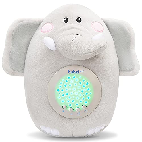 Baby Soother Toys Elephant White Noise Sound Machine, Toddler Sleep Aid Night Light, Unique Baby Girl Gifts & Baby Boy Gifts, Baby Shower Gifts, Portable Baby Soother, New Baby Gift, Gender Neutral