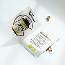 Load image into Gallery viewer, Keto Diet Pills - Advanced Keto Supplement for Men &amp; Women - 2 Month Supply - MCT Oil, Green Tea, Vitamins &amp; Minerals - Normal Carbohydrates and Fatty Acids Metabolism - Made in UK by Core Nutrition
