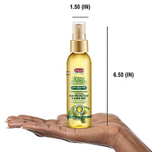 Load image into Gallery viewer, African Pride Olive Miracle Weightless Heat Protection &amp; Hair Shine Mist, Fights Humidity &amp; Shields Against Heat Damage, Enriched with Olive &amp; Tea Tree Oils, 4 oz
