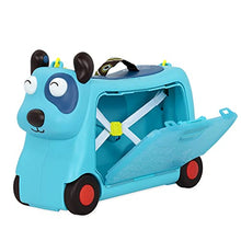 Load image into Gallery viewer, B. Toys - Woofer On The Gogo - Ride On Suitcase and Luggage for Toddlers - Lights and Sounds - BX1572Z
