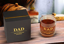 Load image into Gallery viewer, Father&#39;s Day Gifts Dad,550ml(18.6oz) Super Capacity Dad Lowball Glass Tumbler Dad Beer Glass,New dad Gifts Glass,Dad Lowball Glass Tumbler,Dad Birthday Gifts ,Present for Dads | Step Dad

