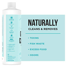 Load image into Gallery viewer, Natural Rapport Aquarium Gravel Cleaner for Fish Tanks - Removes Excess Fish Food and Waste - Naturally Removes Toxins Better than Pump Kits - 2-in-1 Solution Works in Both Freshwater &amp; Saltwater - 16 fl oz (473 mL)
