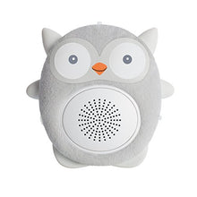 Load image into Gallery viewer, SoundBub by WavHello, White Noise Machine and Bluetooth Speaker | Portable and Rechargeable Baby Sleep Sound Soother – Ollie The Owl, Grey

