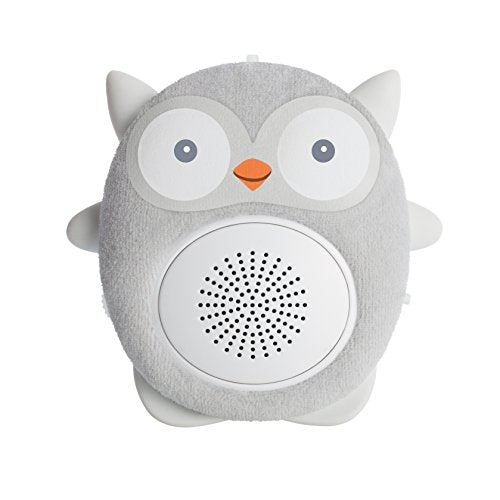 SoundBub by WavHello, White Noise Machine and Bluetooth Speaker | Portable and Rechargeable Baby Sleep Sound Soother – Ollie The Owl, Grey
