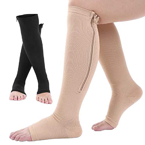 Casiz Dr Sock Soothers， Plantar Fasciitis Socks for Men & Women Great Foot Care Compression Foot Sleeves with Arch & Ankle Support Nude S or M 1 x Pair