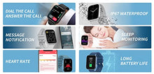Load image into Gallery viewer, Rizamz Slim Smart Watch For Men Android Bluetooth Calling, Built-in Speaker/Mic 1.75 Touch Screen Waterproof Heart Rate Sleep Activity Fitness Tracker Smartwatch For Women Kids or iPhone Samsung
