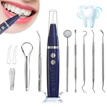 Load image into Gallery viewer, at Home Ultrasonic Tooth Oral Cleaner Kit, for Teeth Tool Electric Plaque Tartar Stain Dental Calculus Removal Saviour Descaler Best Professional Only Smiles Electronic Cleaning Repair Care Remover
