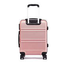 Load image into Gallery viewer, Kono Large 28 Inch Luggage Lightweight ABS Hard Shell Trolley Travel Case with 4 Spinner Wheels Fashion Suitcase (28", Nude)
