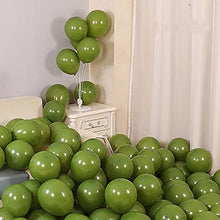 Load image into Gallery viewer, OTMVicor 15pcs Green Balloons,10 inch Sage Balloons,Retro Colour Latex Balloons
