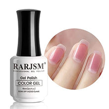 Load image into Gallery viewer, RARJSM Sheer Pink Gel Polish,Transparent Nude Pink Gel Nail Polish,15ML Natural Nail Polish Color UV LED Cured Gel French Manicure Spring Summer Nail Art
