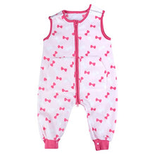 Load image into Gallery viewer, FLYISH DIRECT Baby Sleeping Bag 1 TOG, Toddler Sleeping Bag with Feet, Baby Sleep Sack, Super Soft Fleece Sleeping Bag for Baby, 18-24 months, Pink Bowknot
