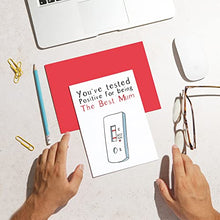 Load image into Gallery viewer, Huxters Funny Card for Mum – Premium Quality A5 Greeting Cards for Loved Ones – Humorous Mother’s Day Card You’ve Tested Positive Birthday Card for Mum (Mum)
