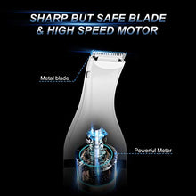 Load image into Gallery viewer, oneisall Dog Paw Clippers, Quiet Small Pet Paw Trimmer, Paw Shaver for Dogs, Cats, Paws, Eyes, Ears, Face, Body (White)
