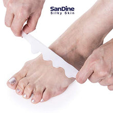 Load image into Gallery viewer, Silicone Toe Separators - Toe Straightener for Yoga Ballet and Running - Bunion Corrector Toe Spreader - Toe Spacer for Overlapping Toes, Hallux Valgus - Relief from Pressure and Friction by Sandine
