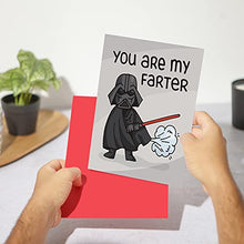 Load image into Gallery viewer, You are My Father"Farter" - Fathers Day Card - Lockdown Birthday Cards for him Birthday Cards - Quarantine Fathers Day Card - Fathers Day Card from Daughter or Son - Funny Best dad - A5
