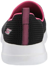 Load image into Gallery viewer, Skechers Women's Go Walk Joy-Centerpiece Slip On Trainers, Black (Black Hot Pink BKHP), 6 UK
