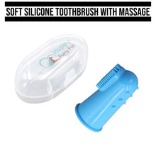 Load image into Gallery viewer, Happy Furry Pet | Cat Dog Silicone Finger Toothbrush &amp; Storage Case
