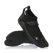 Load image into Gallery viewer, RIP CURL 1.5MM Dawn Patrol Reefer Low Split Toe Shoes - Unisex - Comfortable and Durable Watersports Black 8 UK
