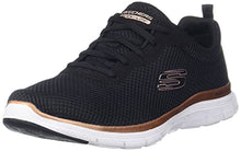 Load image into Gallery viewer, Skechers Women's Flex Appeal 4.0 Brilliant View Sneaker, Black, 5 UK
