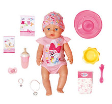 Load image into Gallery viewer, BABY born 827956 43cm Dummy-Realistic Doll with Lifelike Functions-Soft to The Touch, Movable Joints-Eats, Sleeps, Cries &amp; Uses The Potty-11 Accessories-Pink, Magic Girl
